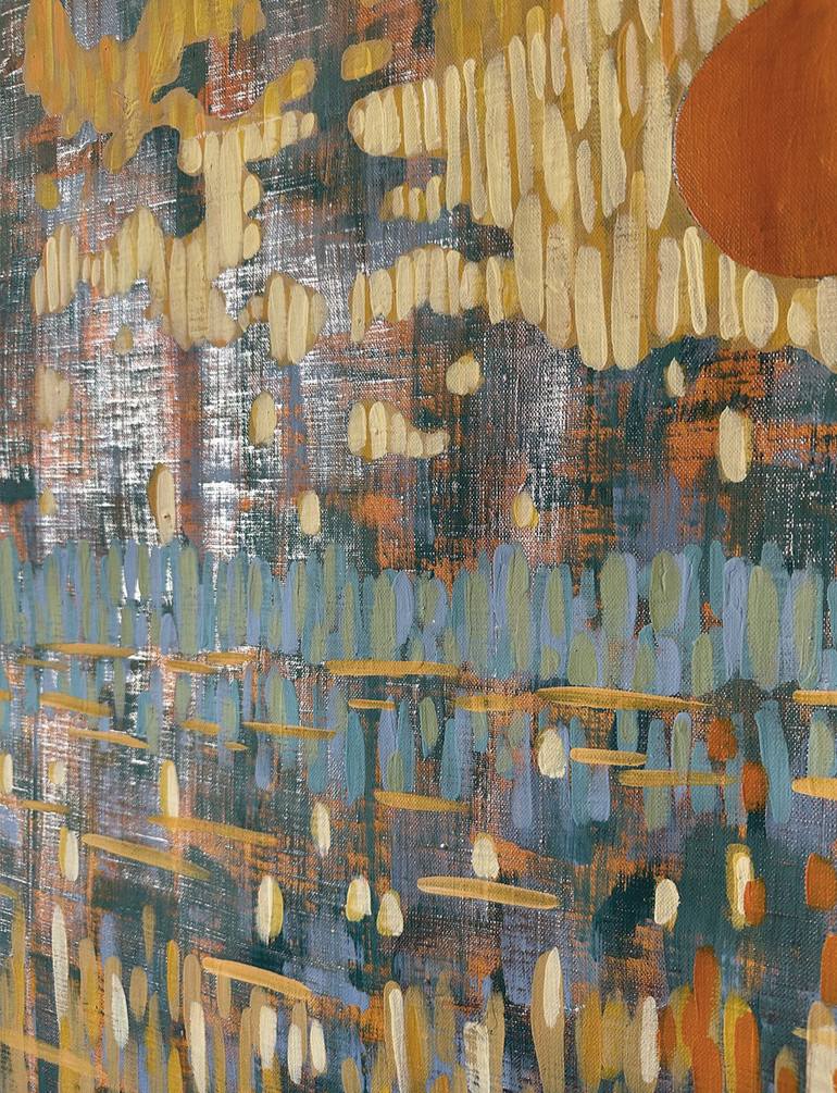 Original Abstract Landscape Painting by Ekaterina Prisich