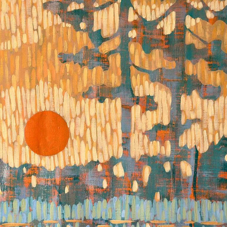 Original Abstract Landscape Painting by Ekaterina Prisich