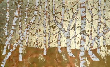 Original Abstract Landscape Paintings by Ekaterina Prisich