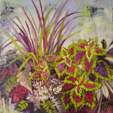 Print of Abstract Garden Paintings by Ekaterina Prisich