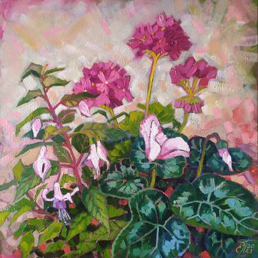 Print of Impressionism Floral Paintings by Ekaterina Prisich