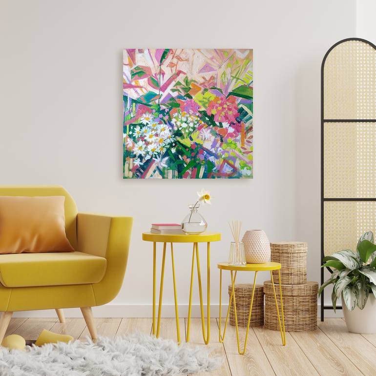 Original Impressionism Abstract Painting by Ekaterina Prisich