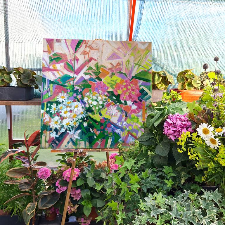 Original Impressionism Abstract Painting by Ekaterina Prisich