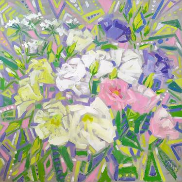 Print of Abstract Floral Paintings by Ekaterina Prisich