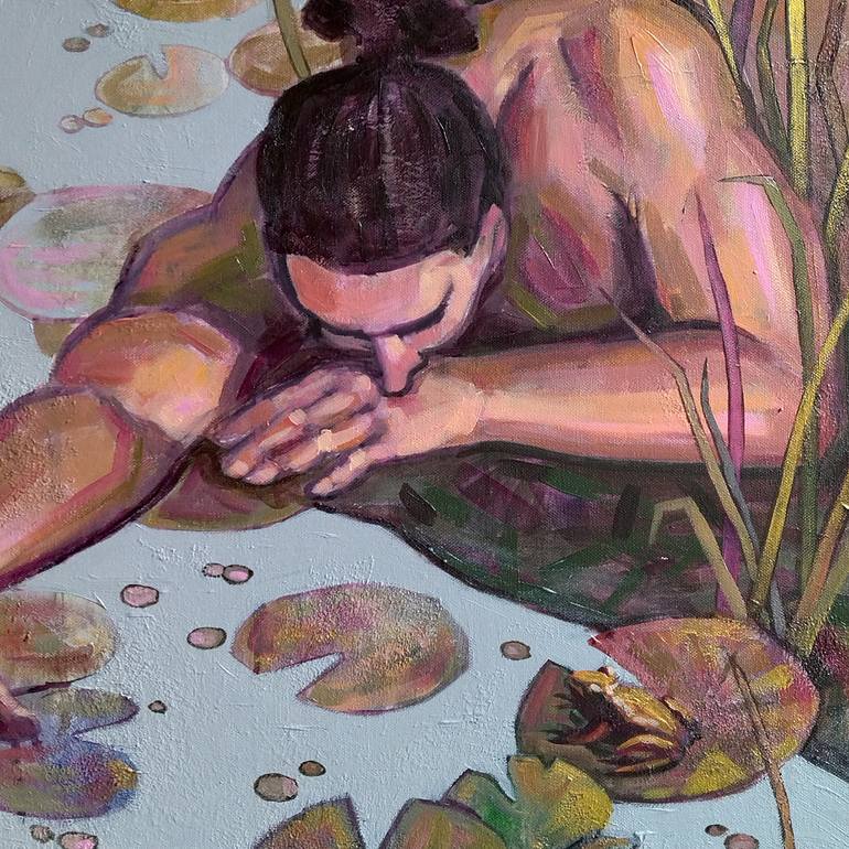 Original Contemporary Men Painting by Ekaterina Prisich