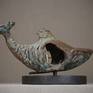I was inspired by the Story from Bible

Sculpture: Bronze on Bronze.
Sculpture: Bronze,Inspired by  Bible: Sculpture that imitates life
holy man