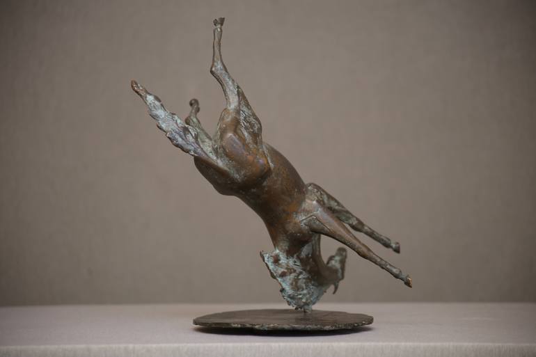 Original Abstract Expressionism Animal Sculpture by Sargis Babayan