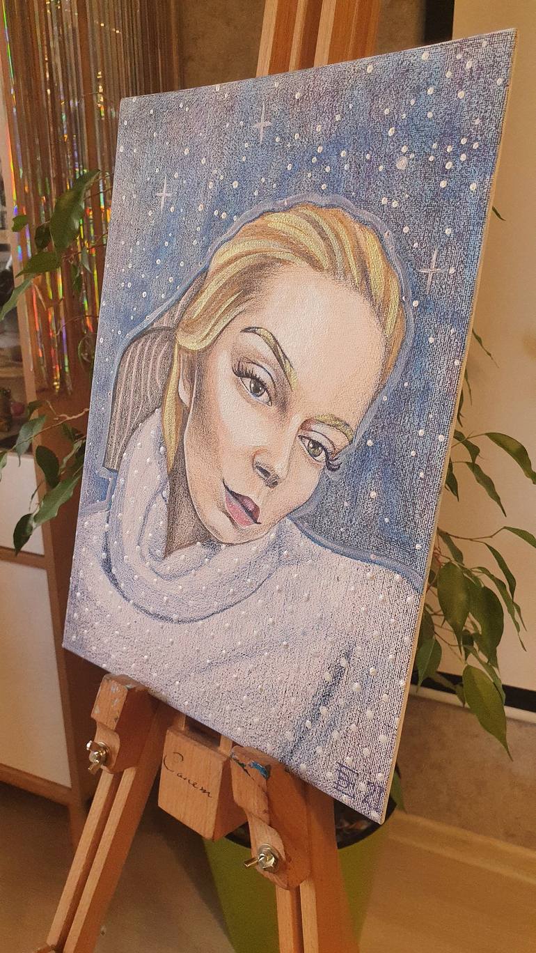 Original Portrait Painting by Elena Danilov