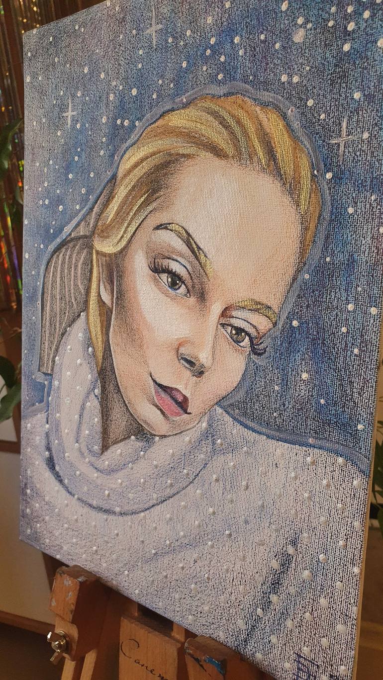 Original Portrait Painting by Elena Danilov