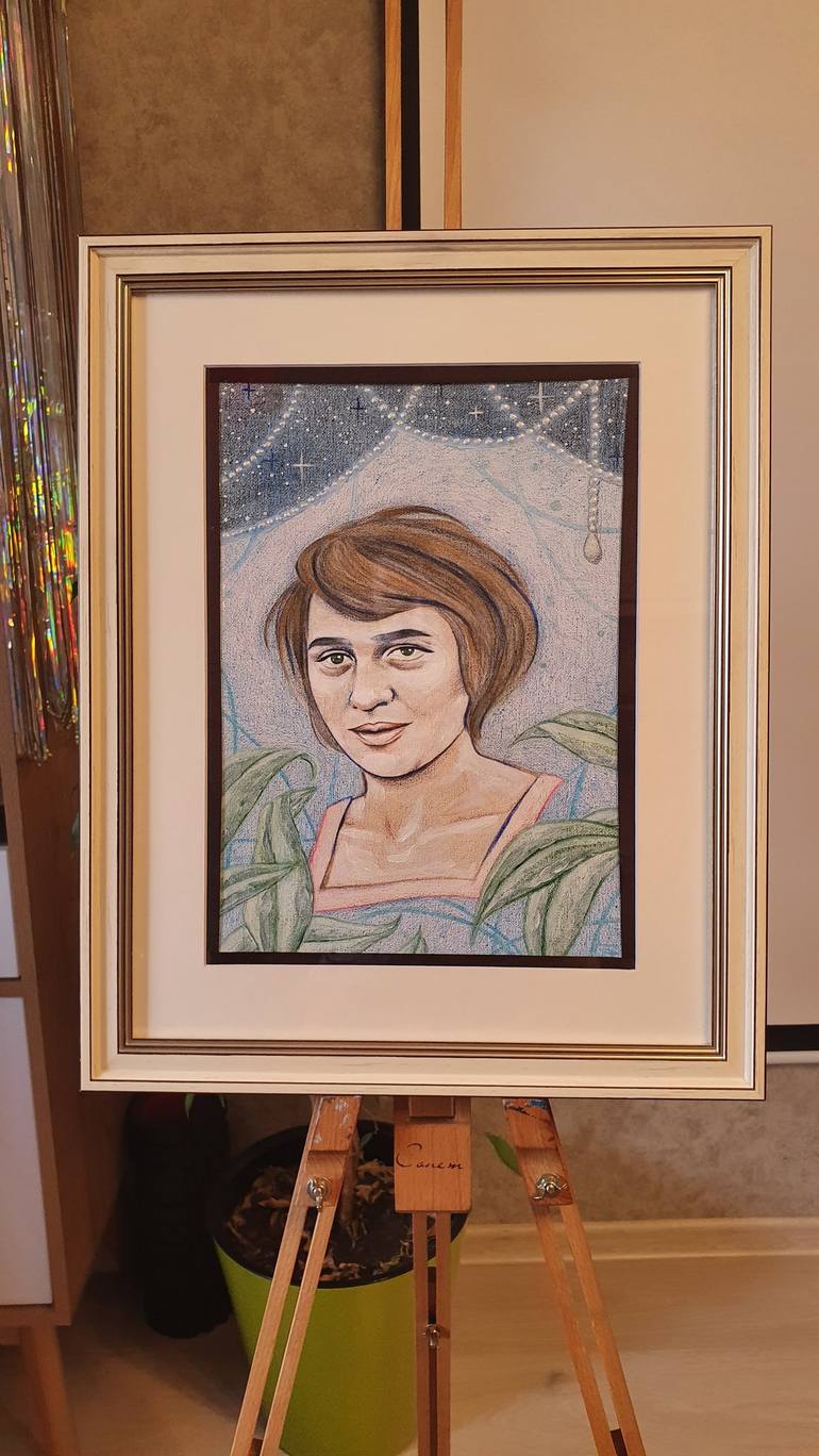 Original Portrait Painting by Elena Danilov
