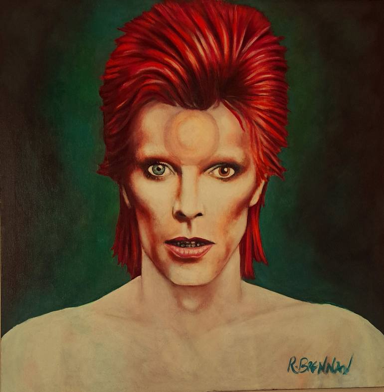 Original Contemporary Pop Culture/Celebrity Paintings by Roger Brennan