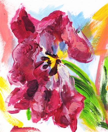 Print of Expressionism Floral Paintings by Wout Nolde