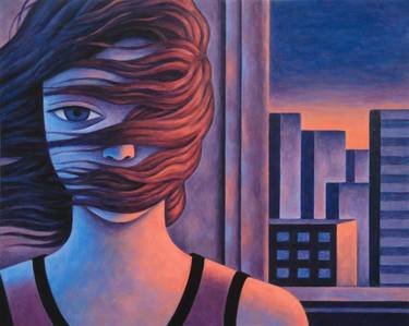 Original Contemporary Women Painting by Albert Guasch