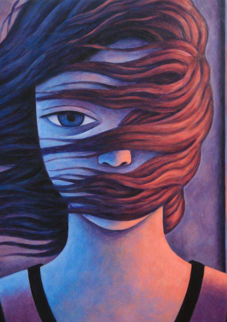 Original Contemporary Women Painting by Albert Guasch