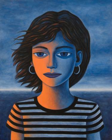 Original Contemporary Women Painting by Albert Guasch