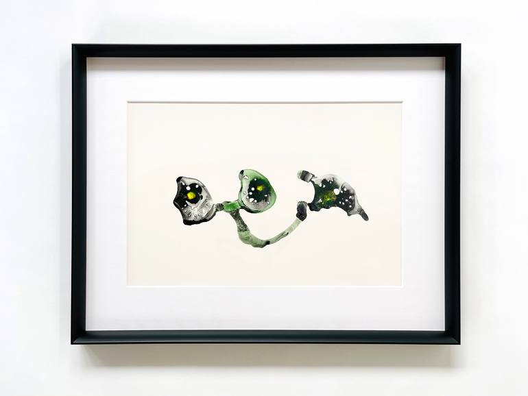 Original Conceptual Abstract Painting by Carlo Brunelli