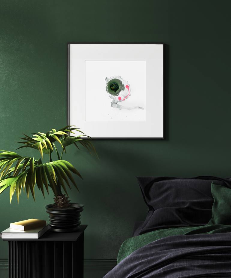 Original Conceptual Abstract Painting by Carlo Brunelli