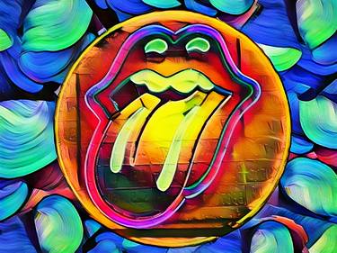 Rolling Stones rock n roll, sign, symbol, tongue,band, music thumb