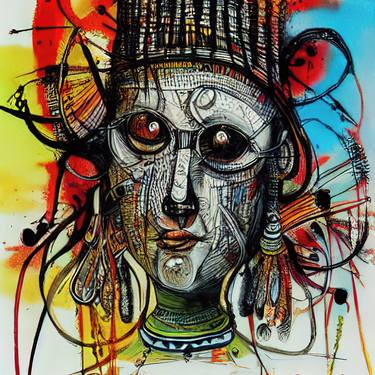 Print of Art Deco People Mixed Media by Patricia Nascimento