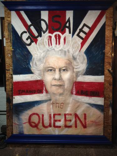 Saatchi Art Artist Ron Eady; Paintings, “God Save the Queen” #art