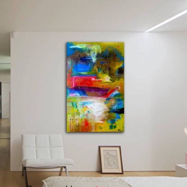 Original Abstract Expressionism Abstract Painting by Magdalena Anna Antrobus