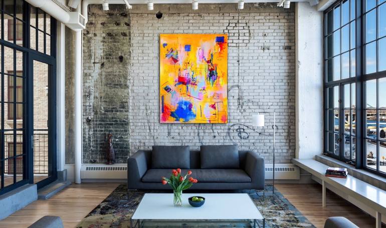 Original Abstract Painting by Magdalena Anna Antrobus