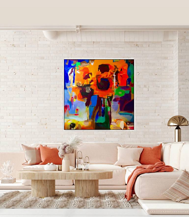 Original Abstract Still Life Painting by Magdalena Anna Antrobus