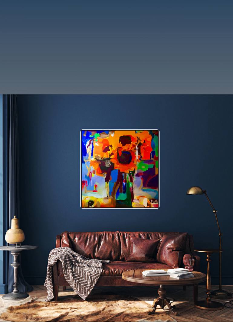 Original Abstract Still Life Painting by Magdalena Anna Antrobus