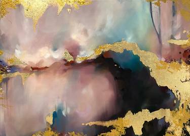Original Abstract Expressionism Abstract Painting by Maria Gabriela