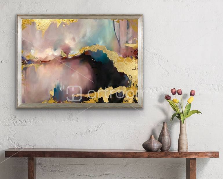 Original Abstract Expressionism Abstract Painting by Maria Gabriela