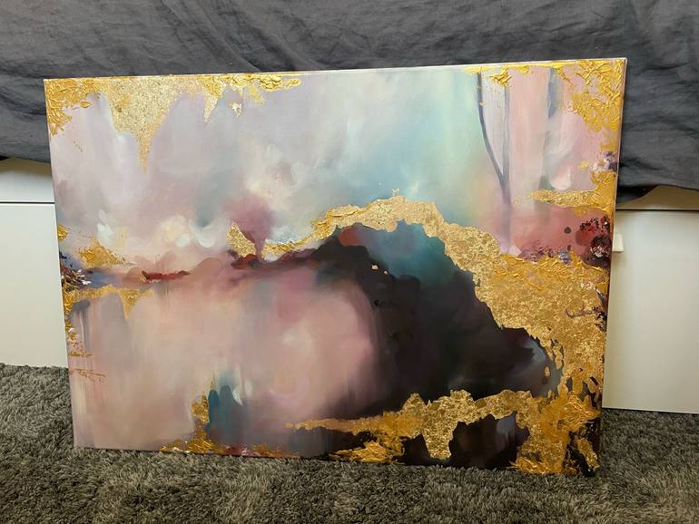 Original Abstract Expressionism Abstract Painting by Maria Gabriela