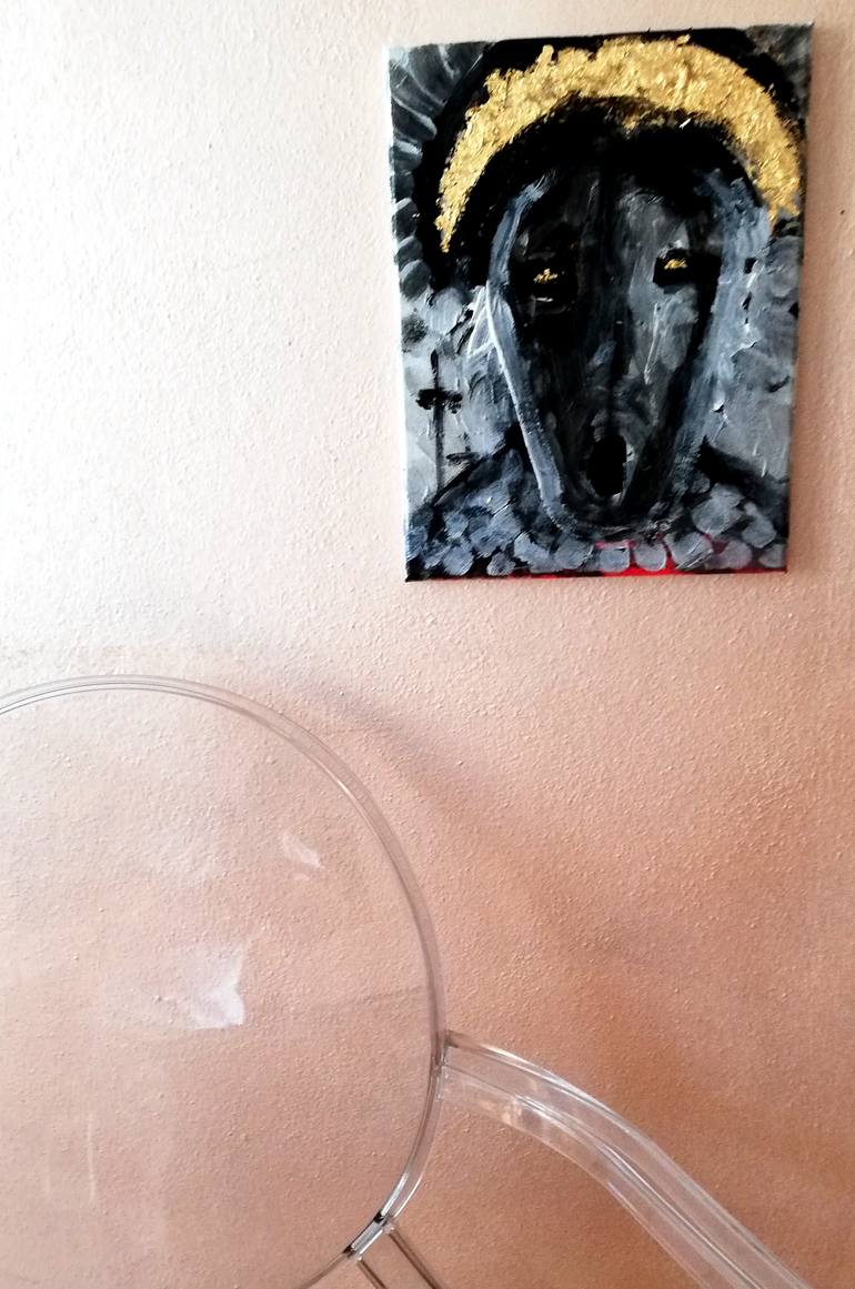 Original Expressionism Religion Painting by Pierangelo Rosati