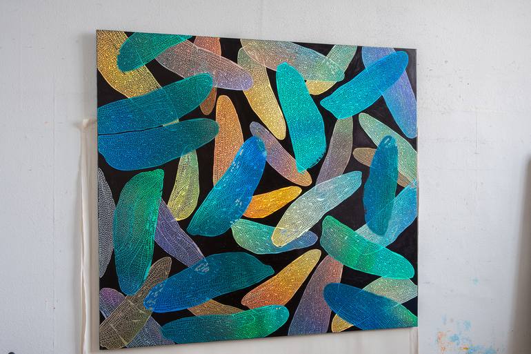 Original Abstract Painting by Juliana Do