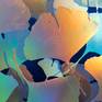 The pictures from the series "Luminous" represent an interaction between color and light on the two-dimensional canvas. The unfolding of the color spectrum is dependent both on the properties and the intensity of the light as well as on the movement of the viewers. For this reason, the artworks have a dynamic and constantly changing appearance. Ginkgo Leaves as a symbol of love, harmony, abundance swirl, and spread positive vibes. From Gold to dark Blue in hues, it offers the one in best resonance with the viewer. Even only with reflected light in the evening the gold and the blue color are in their splendor. The daylight gives all additional hues in between and makes it lively and joyful. A visual delight for the soul!