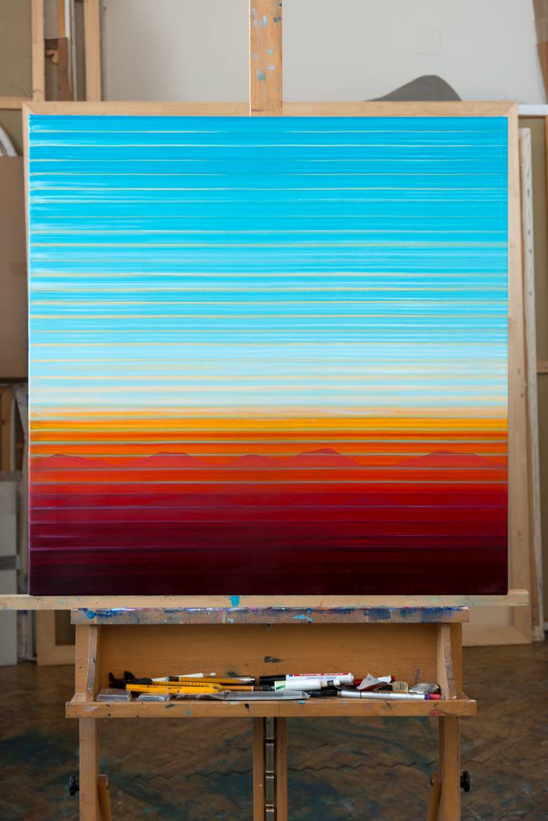 Original Abstract Nature Painting by Juliana Do