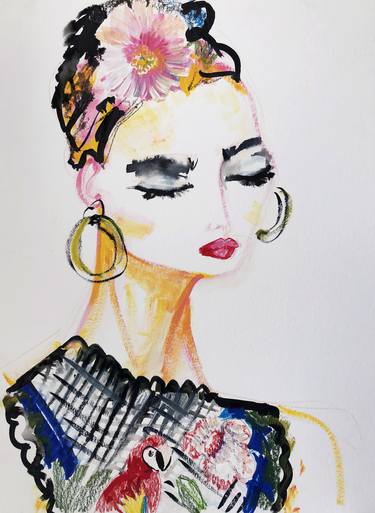 Print of Illustration Portrait Paintings by Charlotte Greeven