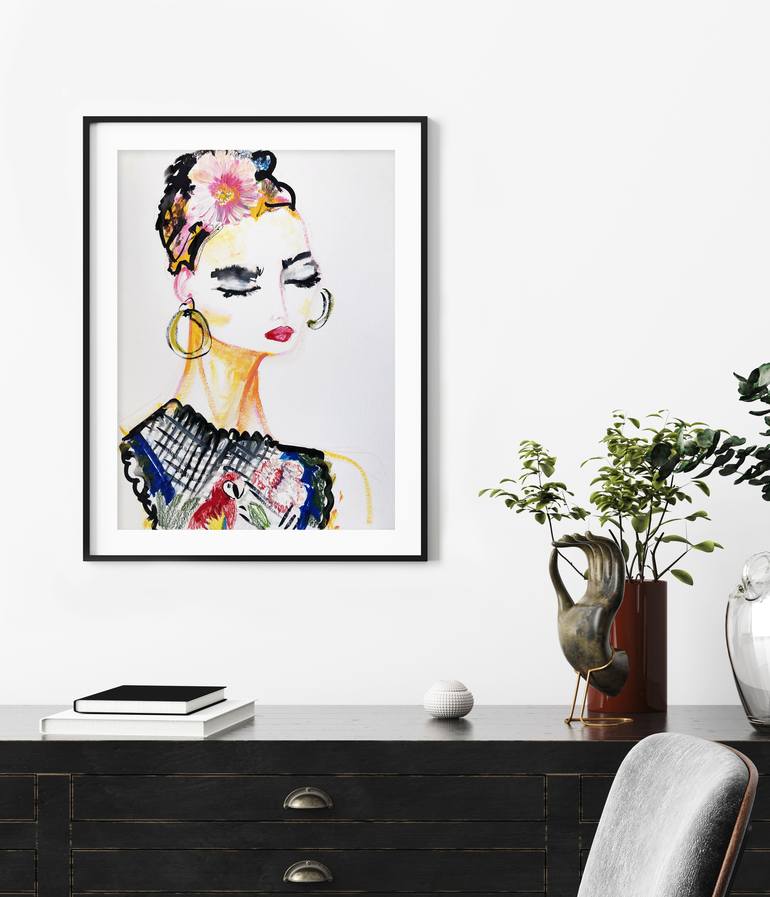 Original Portrait Painting by Charlotte Greeven