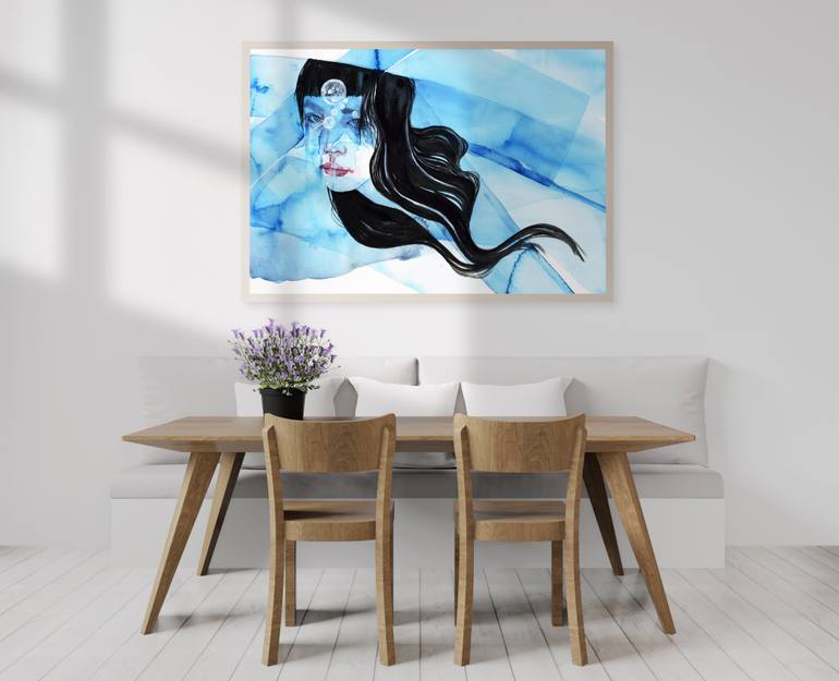 Original Illustration People Painting by Tess Azalea