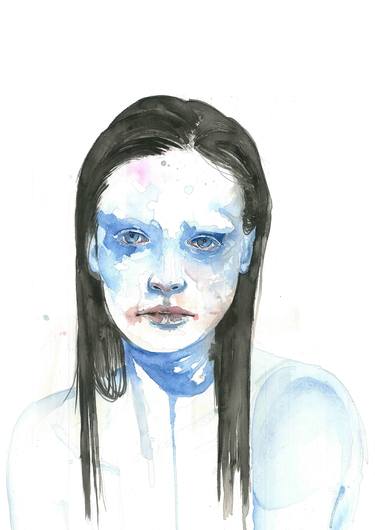 Saatchi Art Artist Tess azalea; Paintings, “Shades of blue” #art
