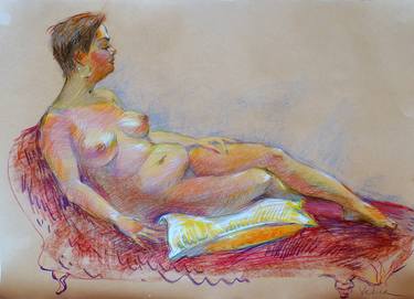 Original Women Drawings by Oksana Veber