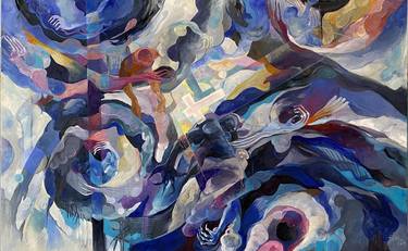 Original Conceptual Abstract Paintings by Loi Duc