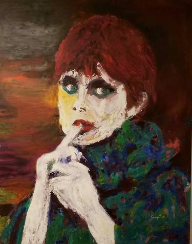 Original Abstract Expressionism Women Paintings by Gülname Eslek