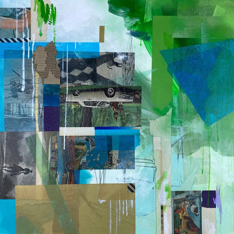 Collage Calamity Example Stealing A Kiss From Calamity Jane Collage by David Edward Johnson ...