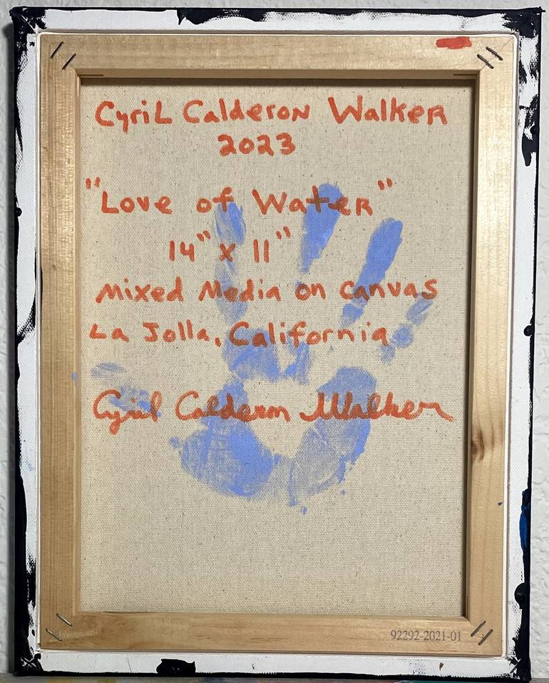 Original Abstract Painting by Cyril Walker