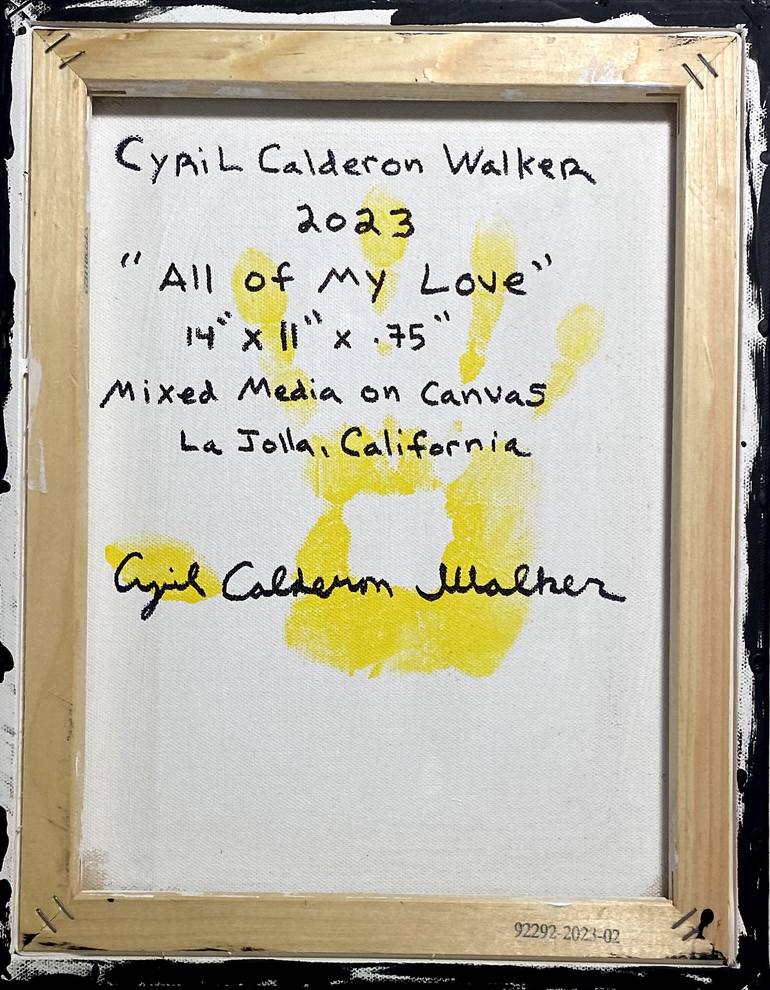 Original Abstract Painting by Cyril Walker