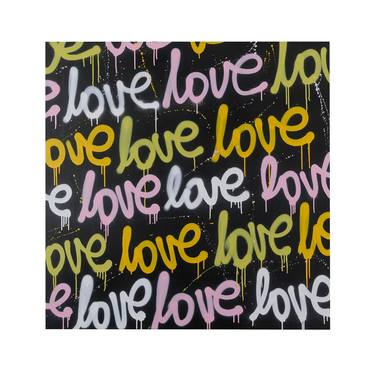 Original Pop Art Love Painting by Marcin Glod