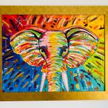 Golden elephant by Sanel Celjo