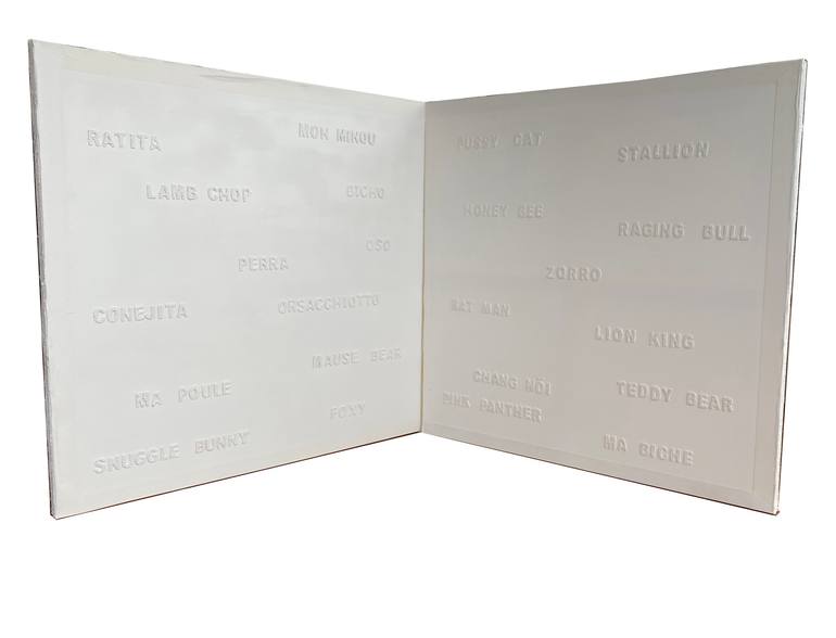 Original Minimalism Love Sculpture by Esther Levy