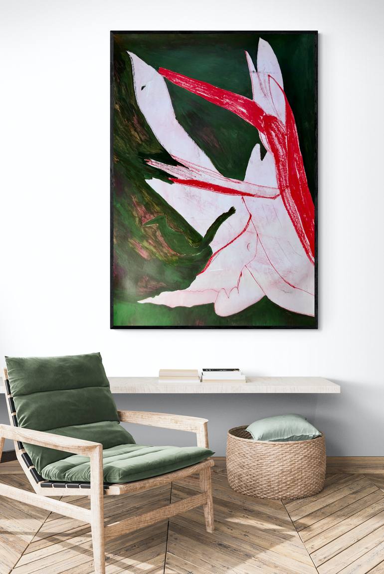 Original Abstract Nature Painting by Aurelija Werger