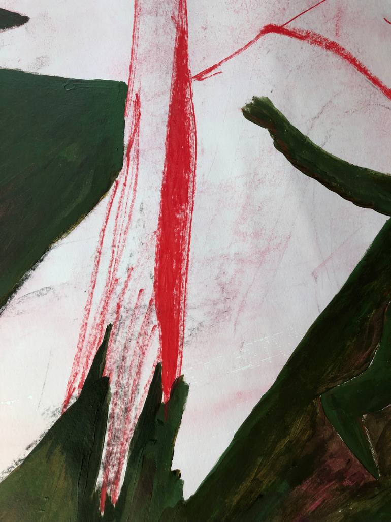 Original Abstract Nature Painting by Aurelija Werger
